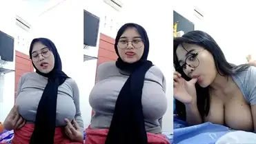 Bokep Jilbab Acha Kacamata Becek Brutal poster