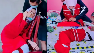 Ukhti ABG SMP Jilbab Diikat BDSM Liar poster